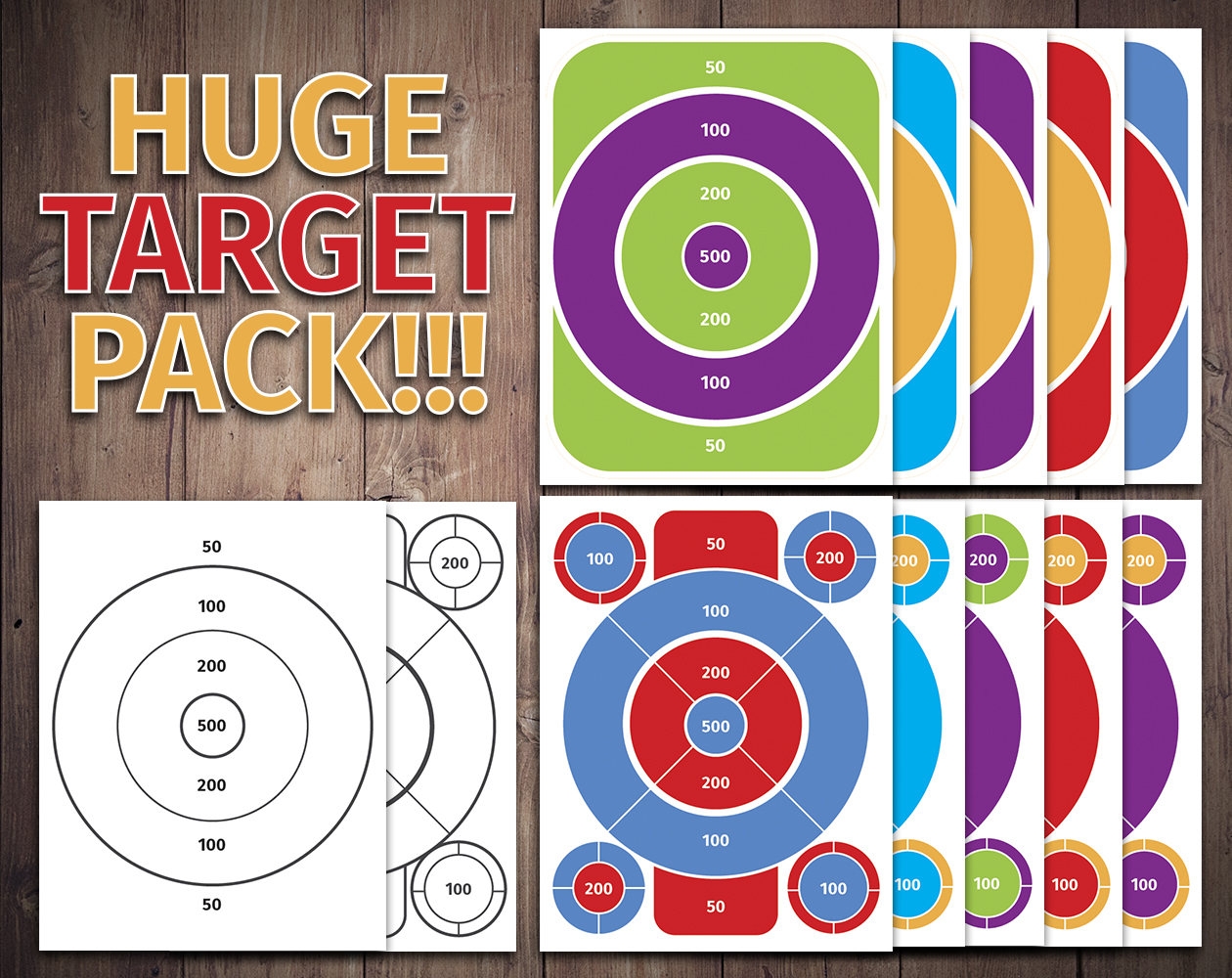 Target Practice Sheets Etsy Ireland