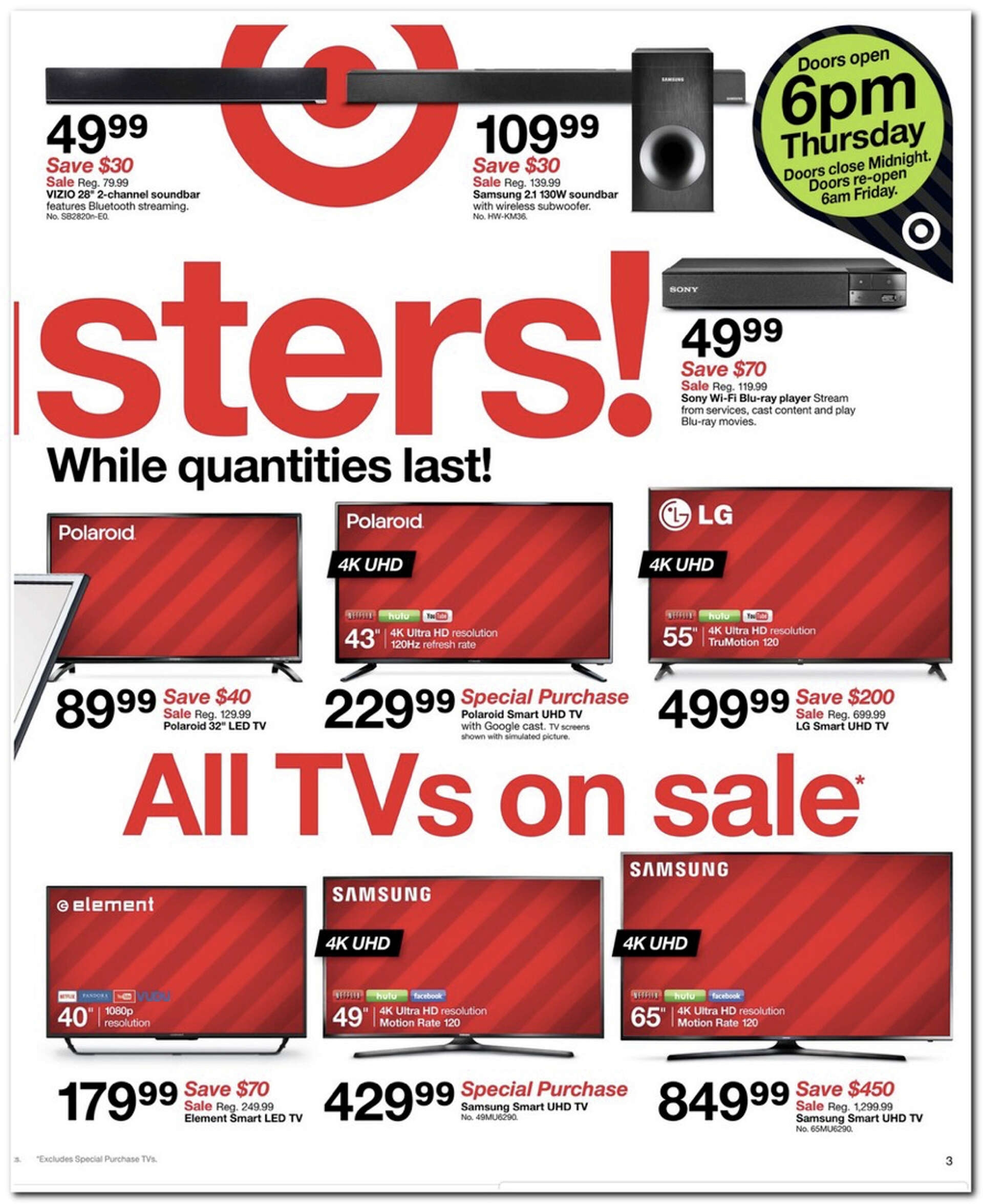 Target Releases Their 2017 Black Friday Doorbuster Ad Circular