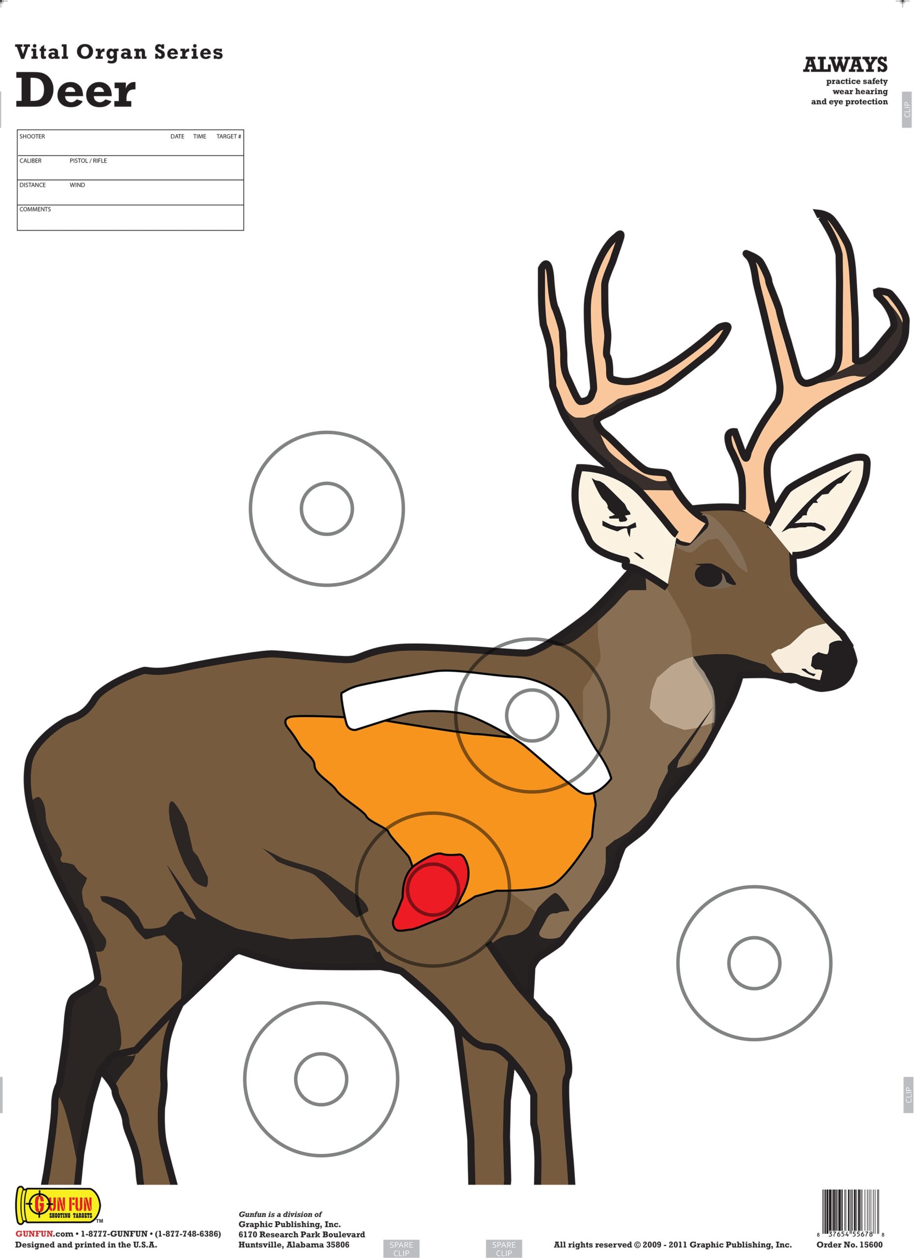 Free Printable Printable Deer Targets
