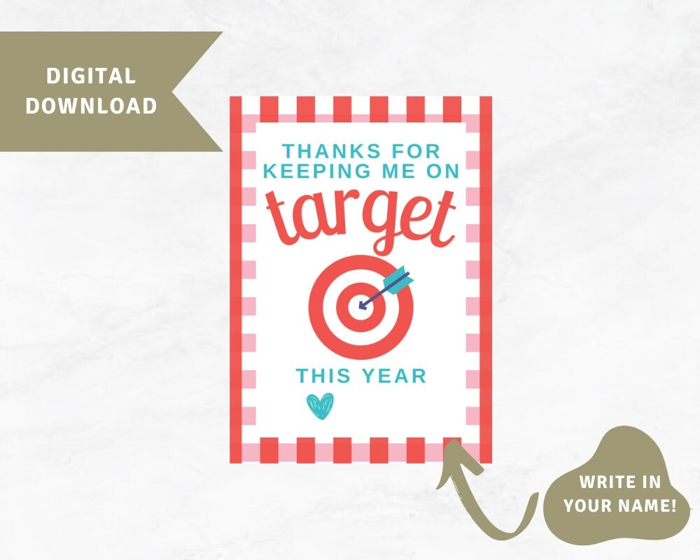 Target Run Free Sticker Printable