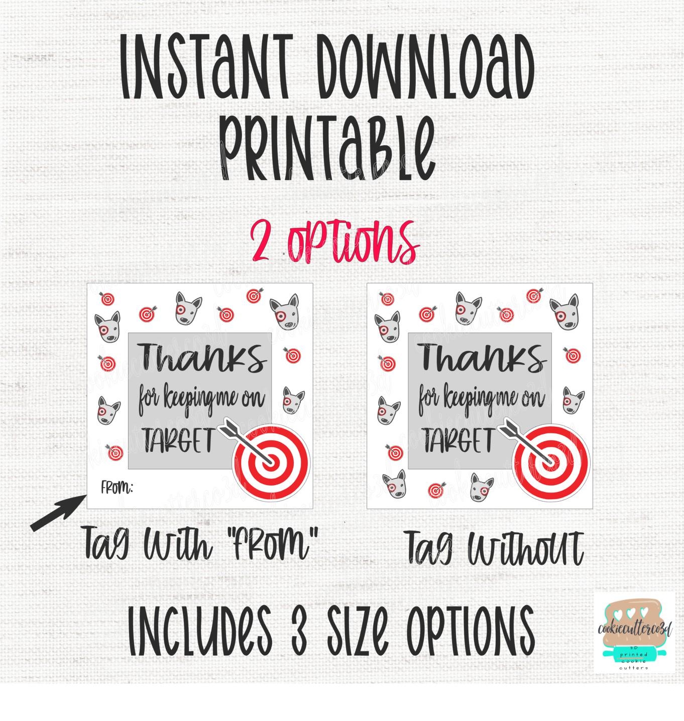 Target Tag Etsy