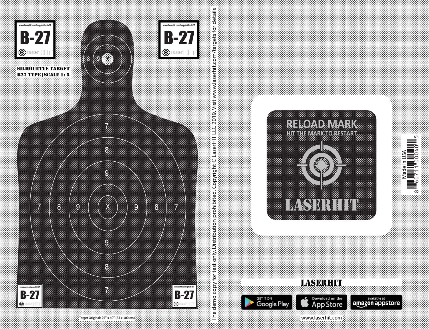 Targets LaserHIT Modern Firearm Training At Home