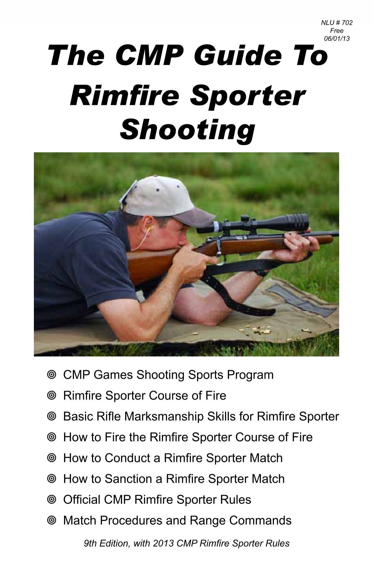 The CMP Guide To Rimfire Sporter Shooting Civilian 