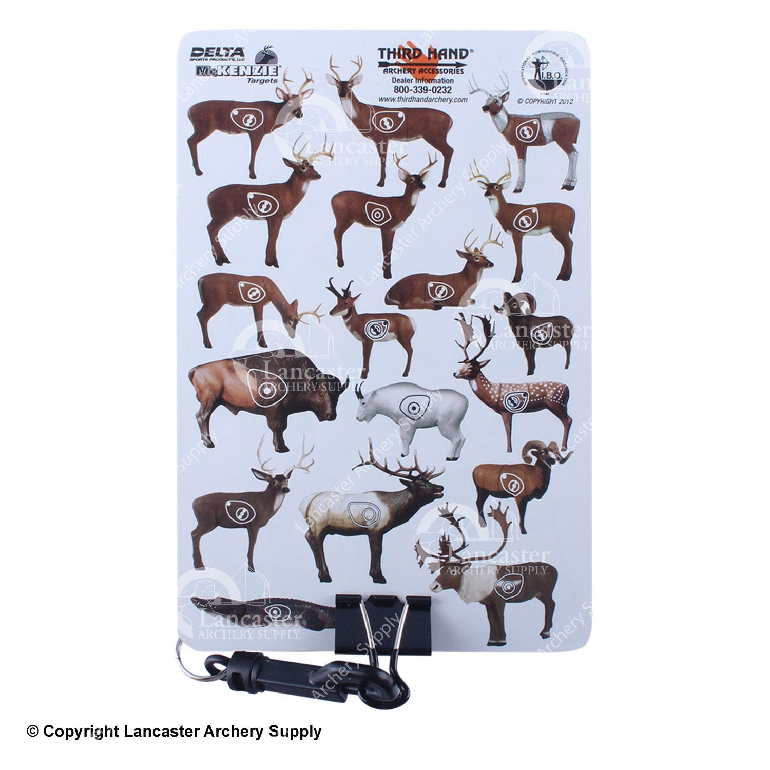 Third Hand McKenzie Arrow Placement Score Card Holder Lancaster Archery Supply