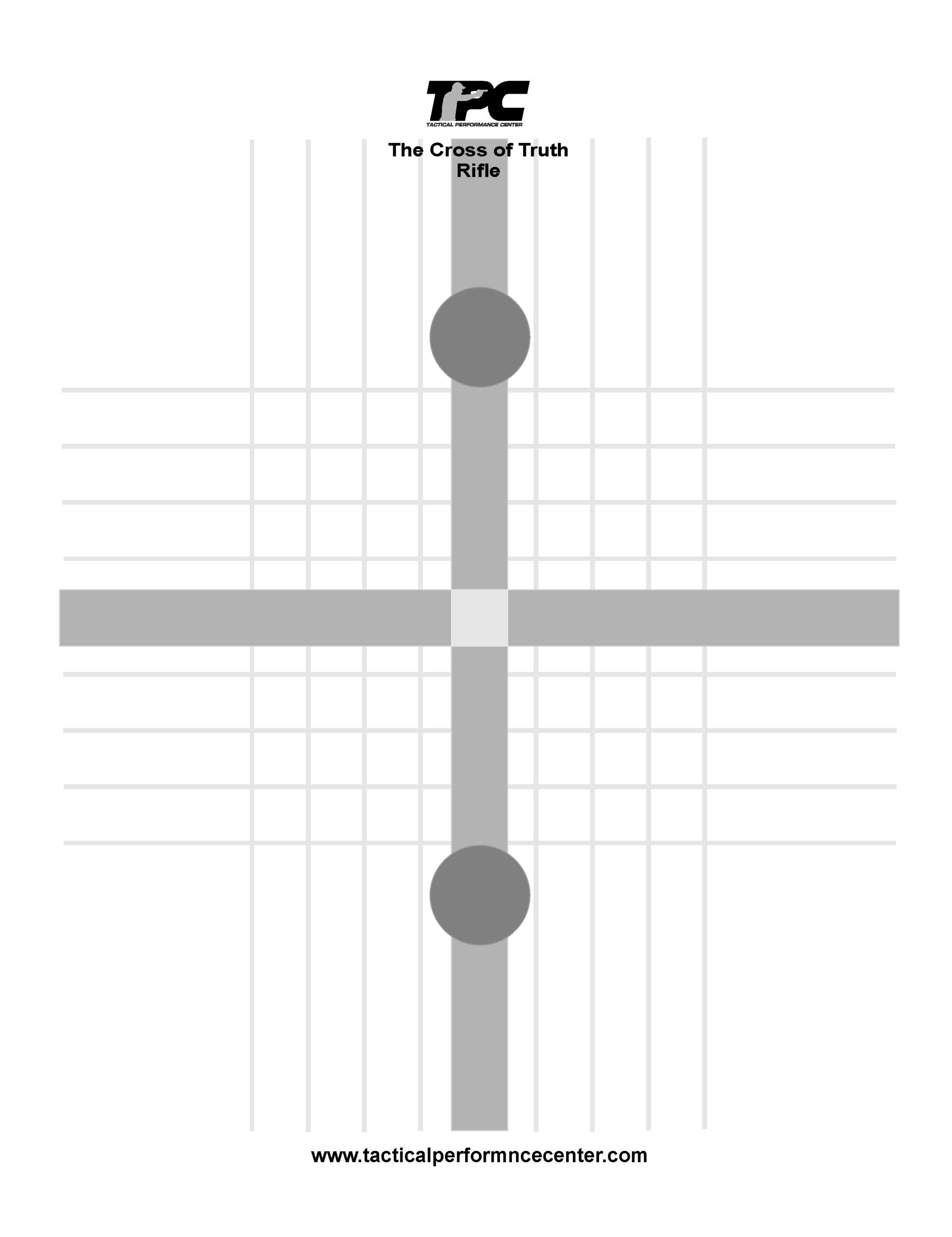 1in By 1in Square Printable Target
